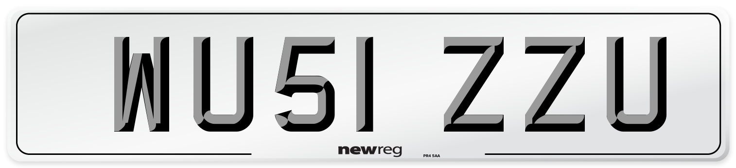 WU51 ZZU Number Plate from New Reg